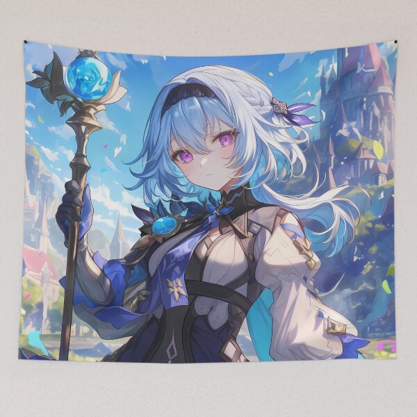 Item preview, Qiqi Adorable Cute Girl Magical Garden Genshin Impact designed and sold by HumbertoValveno.
