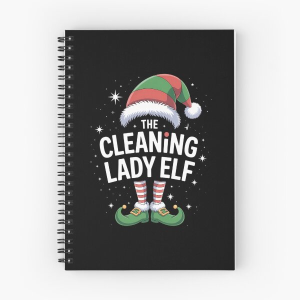 Item preview, The Cleaning Lady Elf Family Matching Group Christmas designed and sold by blueyeeti.