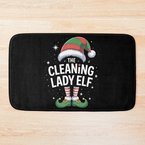 Item preview, The Cleaning Lady Elf Family Matching Group Christmas designed and sold by blueyeeti.