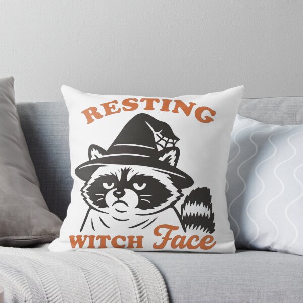 Item preview, Resting Witch Face: Raccoon Halloween Funny Art designed and sold by ChaaiTee.