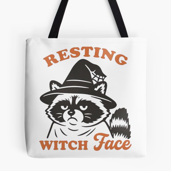 Item preview, Resting Witch Face: Raccoon Halloween Funny Art designed and sold by ChaaiTee.