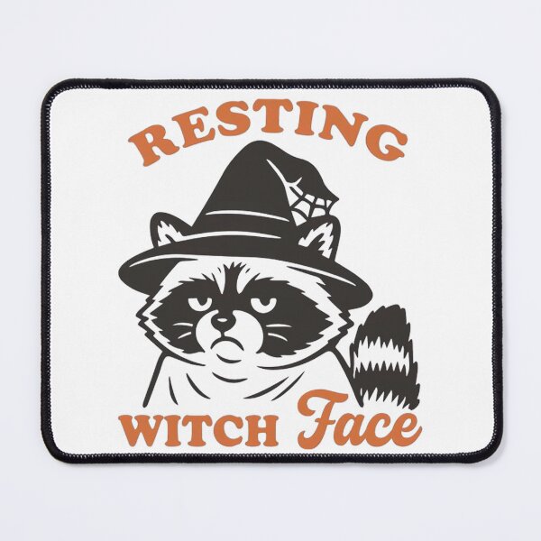 Item preview, Resting Witch Face: Raccoon Halloween Funny Art designed and sold by ChaaiTee.