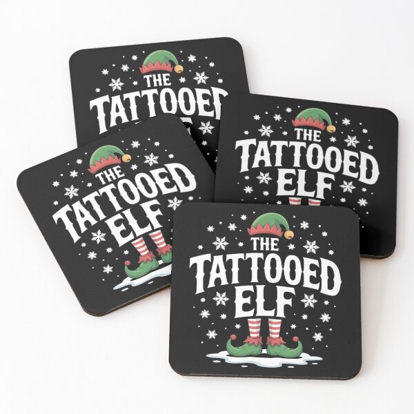 Item preview, The Tattooed Elf Christmas Family Matching Xmas Tattoo designed and sold by blueyeeti.