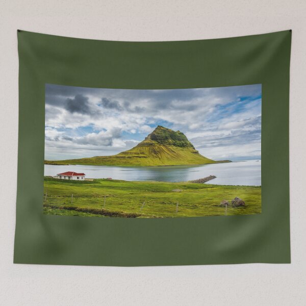 Item preview, Kirkjufell Mountain on a Cloudy Day designed and sold by Debra Martz.