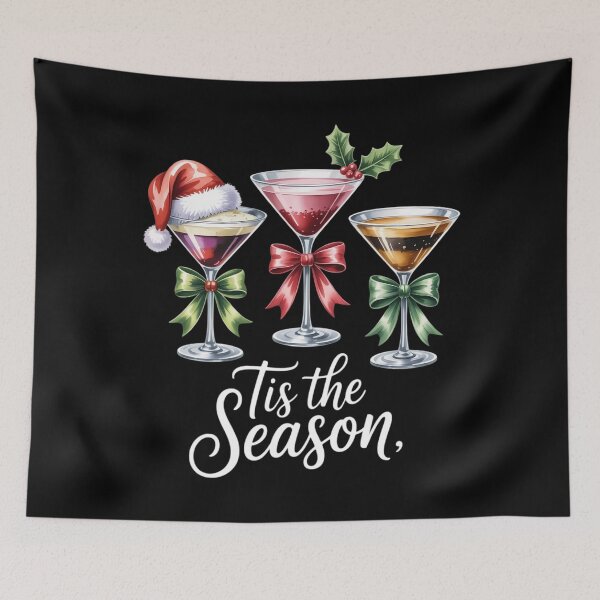 Item preview, Tis The Season Espresso Martini Cocktail Glasses Christmas designed and sold by blueyeeti.
