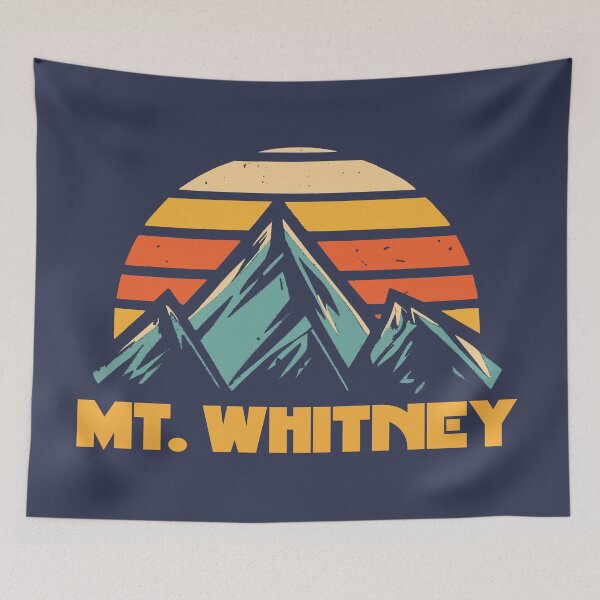 Item preview, Mt. Whitney California Retro Turquoise designed and sold by Esskay Designs.