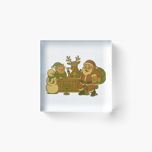 Item preview, Holiday Hangover – Drunk Christmas Crew Skipping Work designed and sold by SilknMarble.