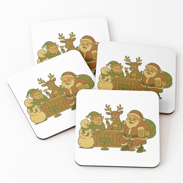 Item preview, Holiday Hangover – Drunk Christmas Crew Skipping Work designed and sold by SilknMarble.