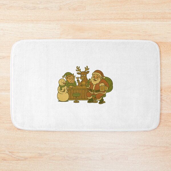 Item preview, Holiday Hangover – Drunk Christmas Crew Skipping Work designed and sold by SilknMarble.