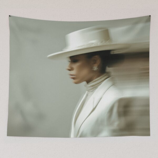 Item preview, Woman in white suit walks elegantly designed and sold by anytka.