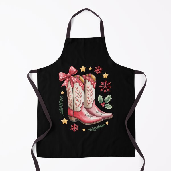 Item preview, Western Christmas Family Pajamas Bow Cowgirl Cowboy Boots designed and sold by blueyeeti.