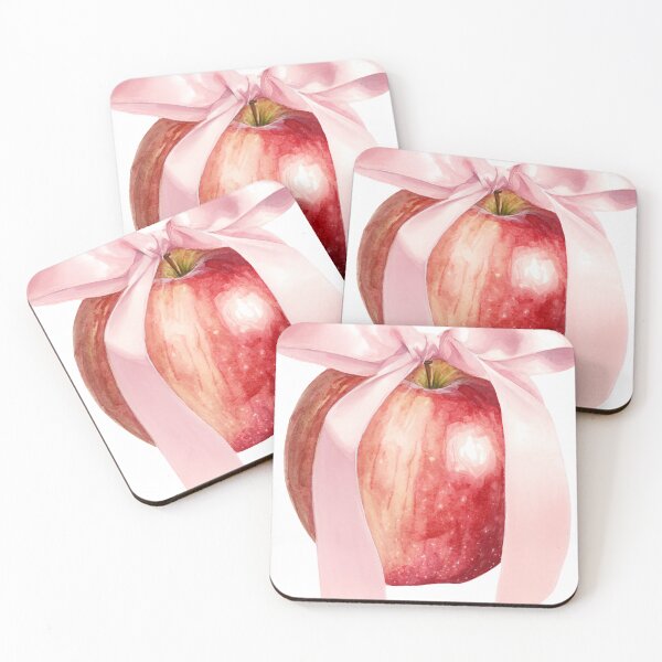Item preview, Apple with a Pink Ribbon designed and sold by Grafititee.