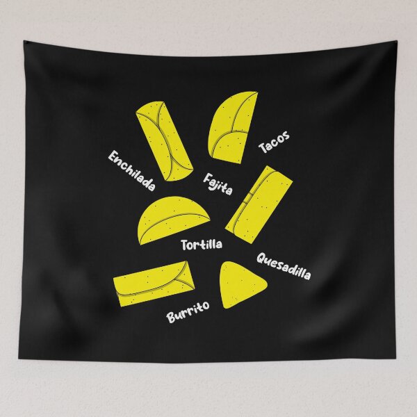 Item preview, Enchiladas, Fajitas, Tacos, Burritos and Quesadillas designed and sold by CreativeBridge.