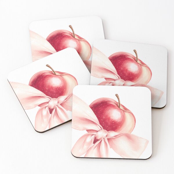 Item preview, Apple with a Pink Ribbon designed and sold by Grafititee.