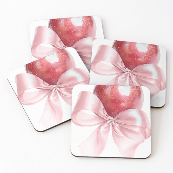 Item preview, Apple with a Pink Ribbon designed and sold by Grafititee.