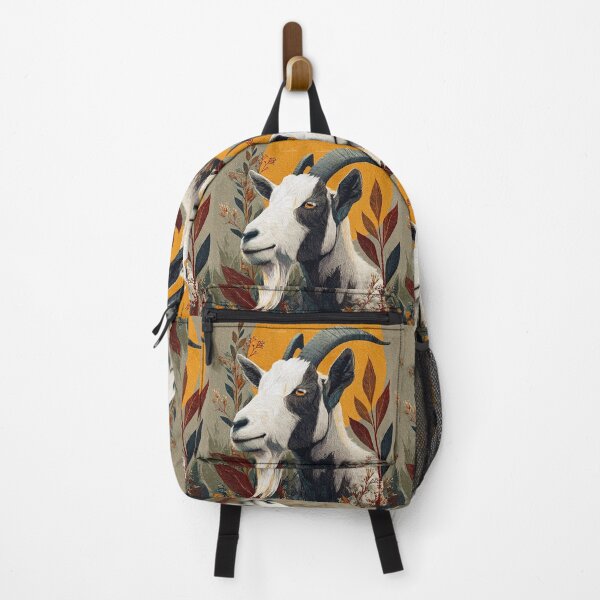 Item preview, Regal Goat Amidst Autumn Leaves designed and sold by Savannah Gibbs.