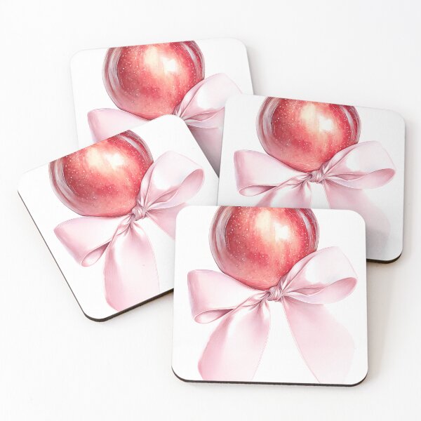 Item preview, Apple with a Pink Ribbon designed and sold by Grafititee.