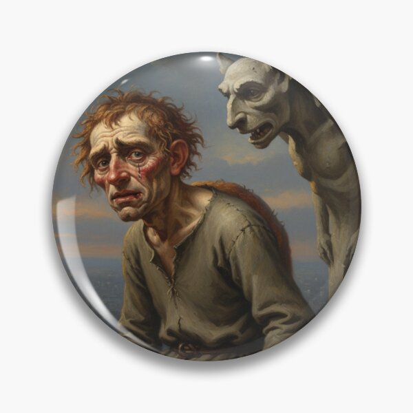 Artikelvorschau, Quasimodo, aus dem Roman „Notre-Dame de Paris“ von Victor Hugo entworfen und verkauft von Filologica.