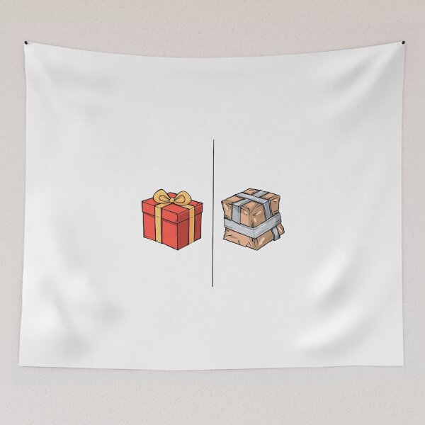 Item preview, Expectation vs Reality: Christmas Gift Meme designed and sold by xMErCUrY03x.