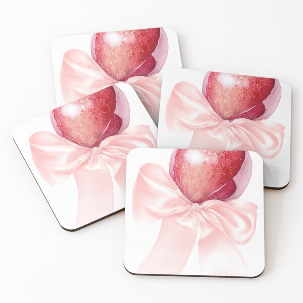 Item preview, Apple with a Pink Ribbon designed and sold by Grafititee.