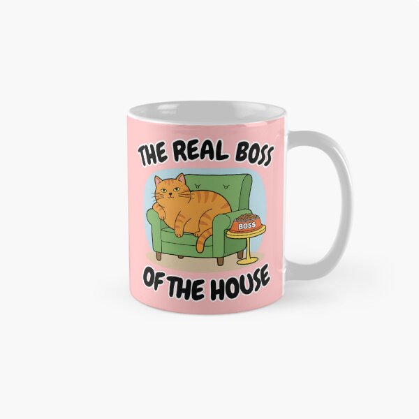 Item preview, The Real Boss of the House - Funny Cat Owner Gift designed and sold by ifundesign.