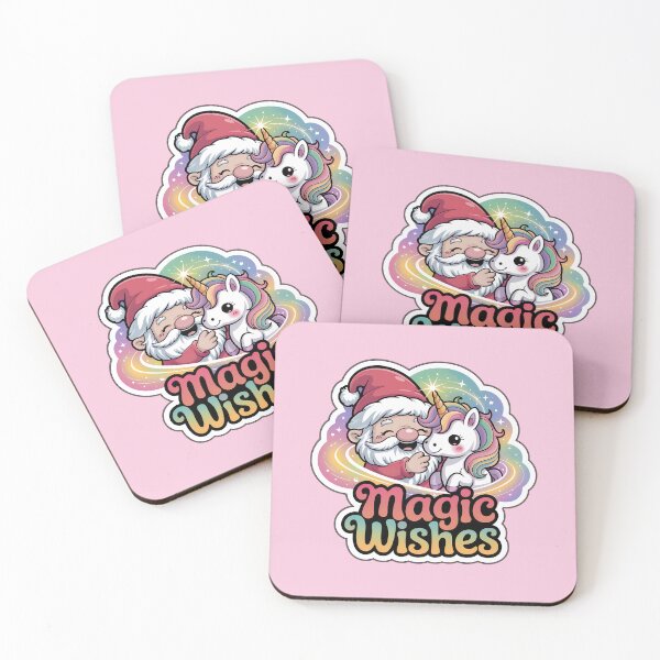 Item preview, christmas gnomes sticker magic wishes gnome unicorn rainbow holiday gift designed and sold by Nuist25.