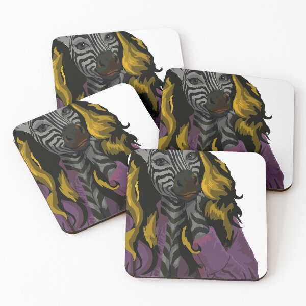 Item preview, Purple Halter Top Zebra Woman designed and sold by KlakkDrawsStuff.