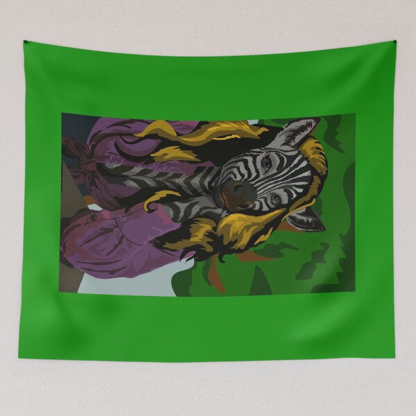 Item preview, Purple Halter Top Zebra Woman designed and sold by KlakkDrawsStuff.