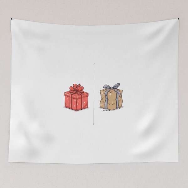 Item preview, Expectation vs Reality: Christmas Gift Meme designed and sold by xMErCUrY03x.