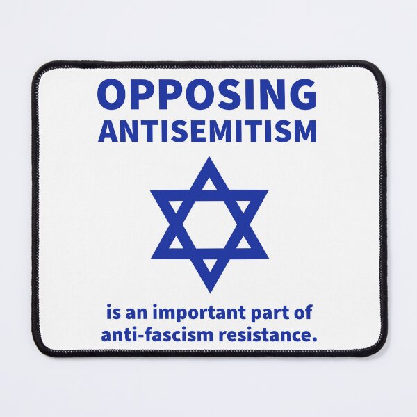 Item preview, Opposing antisemitism is part of anti-fascism resistance designed and sold by Rachel the Artist .