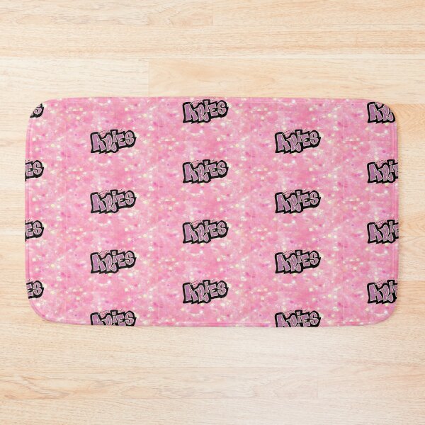 Item preview, aries bratz style - iconic pink glitter font logo cute y2k aesthetic designed and sold by sweetnsourbunny.