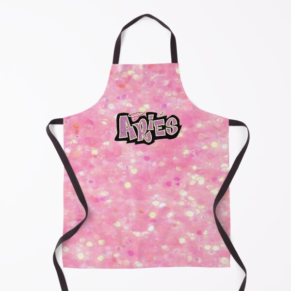 Item preview, aries bratz style - iconic pink glitter font logo cute y2k aesthetic designed and sold by sweetnsourbunny.