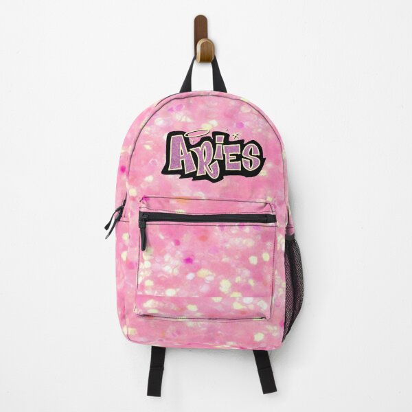 Item preview, aries bratz style - iconic pink glitter font logo cute y2k aesthetic designed and sold by sweetnsourbunny.