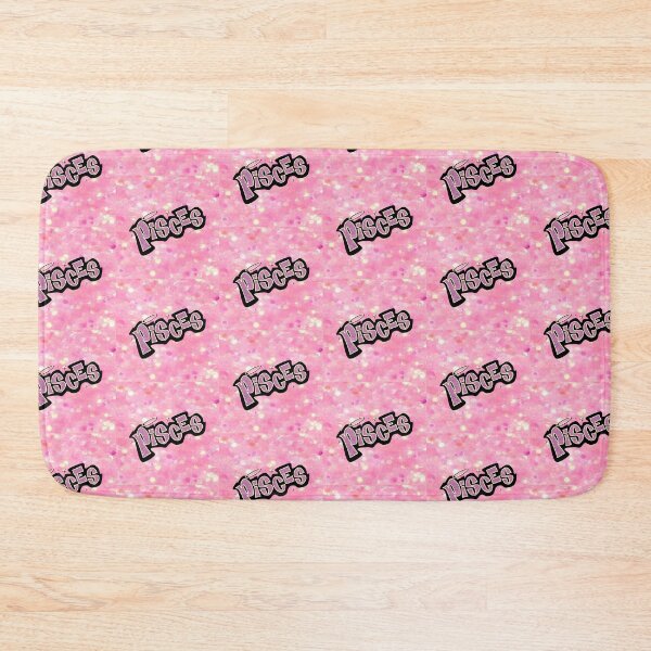 Item preview, pisces bratz style - iconic pink glitter font logo cute y2k aesthetic designed and sold by sweetnsourbunny.