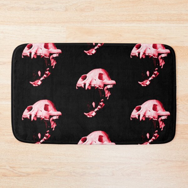 Item preview, Red Dinosaur Predator Skull – Prehistoric Fire / Swiss Artwork Photography designed and sold by Raphael Wolf.