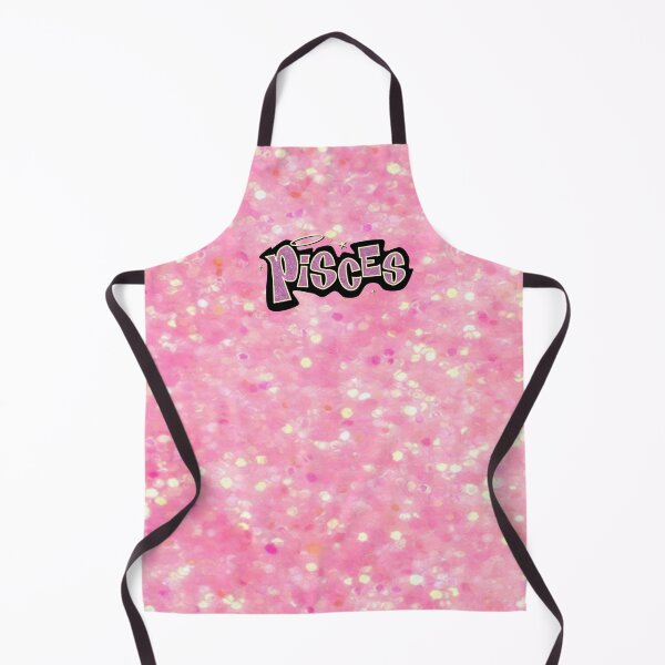 Item preview, pisces bratz style - iconic pink glitter font logo cute y2k aesthetic designed and sold by sweetnsourbunny.