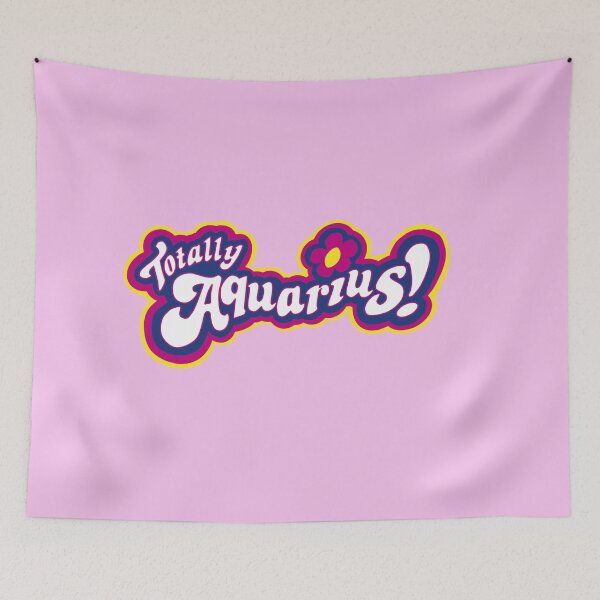Item preview, totally aquarius! - y2k 2000s aesthetic zodiac star sign vibes designed and sold by sweetnsourbunny.