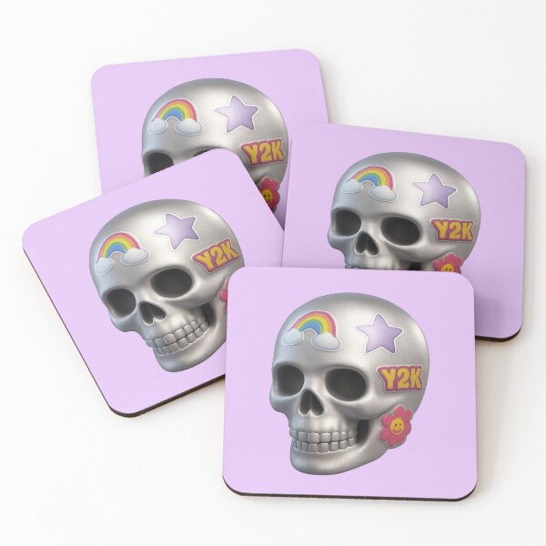 Item preview, y2k skull designed and sold by Mauswohn.