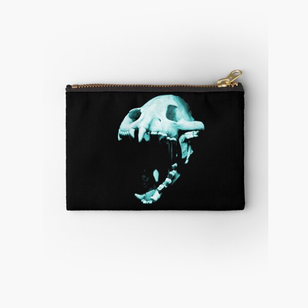 Item preview, Turquoise dinosaur predator skull – icy glow of prehistoric times / Swiss Artwork Photography designed and sold by Raphael Wolf.
