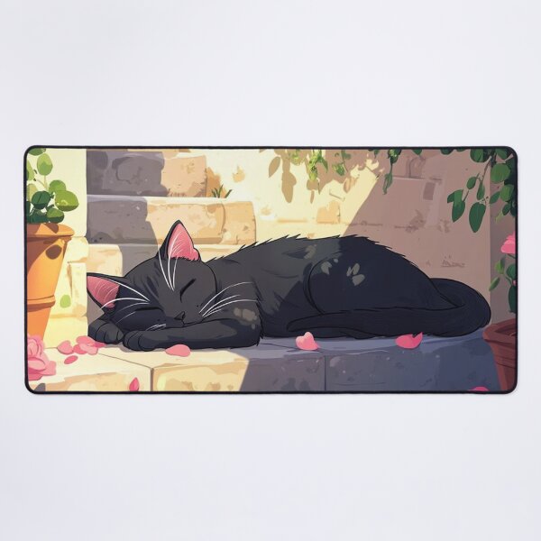 Item preview, Sleeping Garden Cat Serenity designed and sold by Oniyasha.