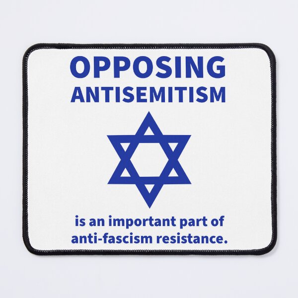 Item preview, Opposing antisemitism is part of anti-fascism resistance designed and sold by Rachel the Artist .