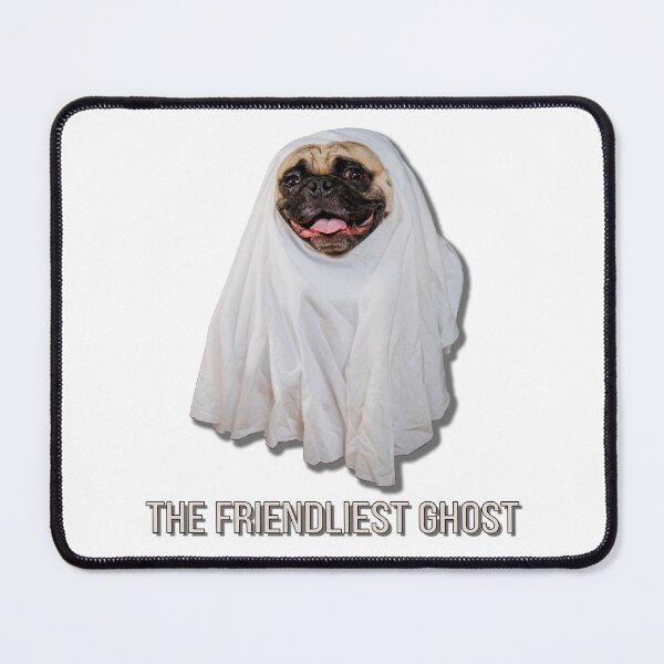 Item preview, Diego the Pug - Ghost Pug - The Friendliest Ghost-Spooky Time Collection designed and sold by 9VoltGorilla.