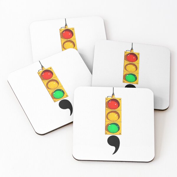 Item preview, Don't Stop Traffic Light Semicolon designed and sold by dcroffe.