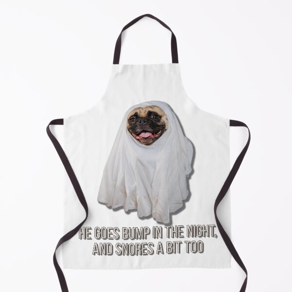 Item preview, Diego the Pug - Ghost Pug - Bumps and Snores in the Night -Spooky Time Collection designed and sold by 9VoltGorilla.