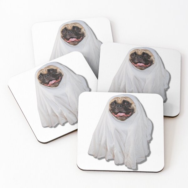 Item preview, Diego the Pug - Ghost Pug -  Spooky Time Collection designed and sold by 9VoltGorilla.