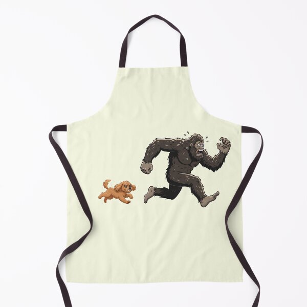 Item preview, Funny Cavapoo Bigfoot Chasing Boys Girls Kids designed and sold by FurryHavenPH.