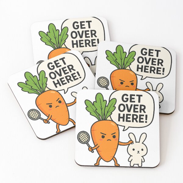 Item preview, Get over here designed and sold by CarrotBadminton.