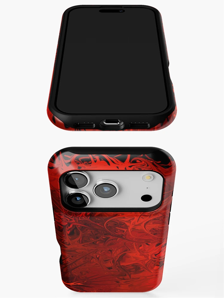Thumbnail 3 of 4, iPhone Case, Digital Abstract R2 5 designed and sold by studioabstract.