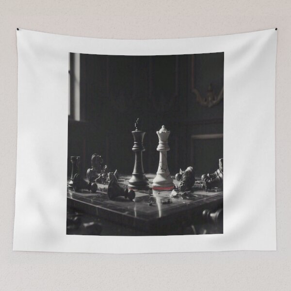 Item preview, Outlast- The King and Queen on the chessboard  designed and sold by FAMILIA PUBLISHING MERCH.