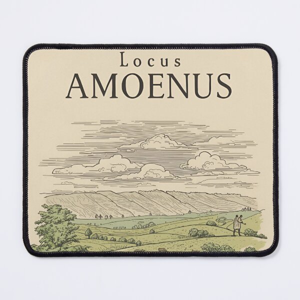 Item preview,  'Locus amoenus' latin bucolic sentence designed and sold by Filologica.